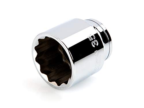 Image of TEKTON 1 /2 Inch Drive x 35 mm Shallow 12-Point Socket | SHD22335