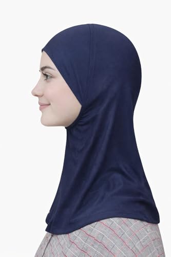 Image of TCP Women's Ninja Beige Jersey Cap, under scarf Neck Covering Hijab Tube cap Age 16+ years