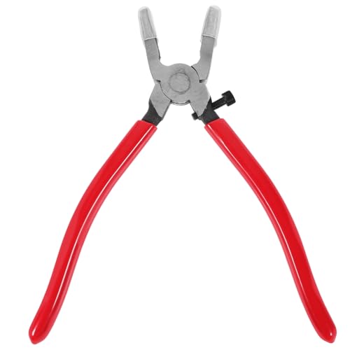 POPETPOP Alicates para Vidrio Mandíbulas Curvas Herramienta Resistente para Corte y Rotura Precisa Vidriería Mosaicos y Vidrio Templado
