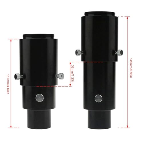 Tubo de extensión T2 variable con adaptador resistente para enfoque telescópico 2