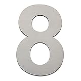 MATERIAL PREMIUM: Nuestros números están hechos del mejor acero inoxidable 304, lo que significa que son extremadamente duraderos y pueden soportar las condiciones más difíciles.
