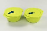 Spülmaschinenfest TUPPERWARE Mikrowelle CrystalWave 800 ml limette (2) Micro Wave Pop Plus Fix 26472