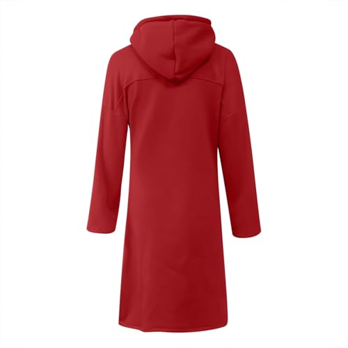Sweatshirt avec poche cordon de serrage coupe longue - 6