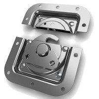 Penn Elcom Recessed Rotary Cam Latch (Zinc) In Medium Dish For Flight Case Building And Repair L787Z #TOP2
