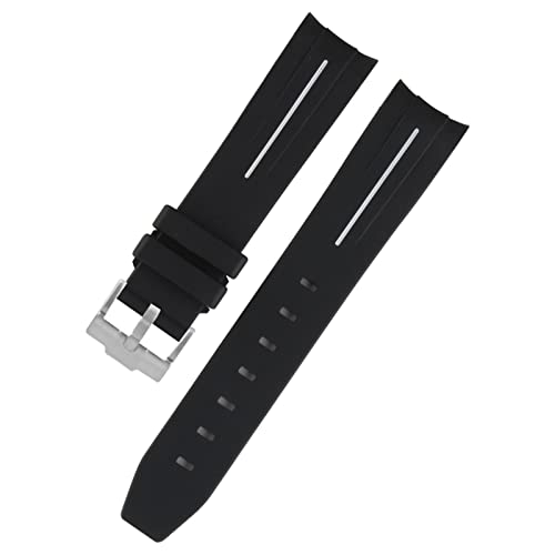 Bracelet montre 20 mm silicone étanche EZZON pour le sport