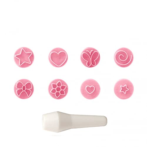 Kit Carimbo Para Doces Carimbos Essenciais Coração Estrela Laço