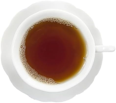 English Tea Store Scottish Caramel Toffee Pu-erh Tea Pouches - 4oz | Loose Leaf Black Tea Blend | Sweet Caramel and Toffee Aroma | Smooth Earthy Flavor | Dessert-Inspired Tea Experience