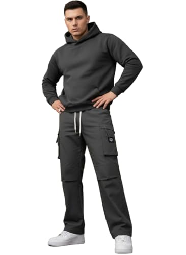 Image of Lymio Cargo for Men || Cotton Cargo Pant || Drawstring Waist Pant (Also Available in Plus Sizes) (149-152)