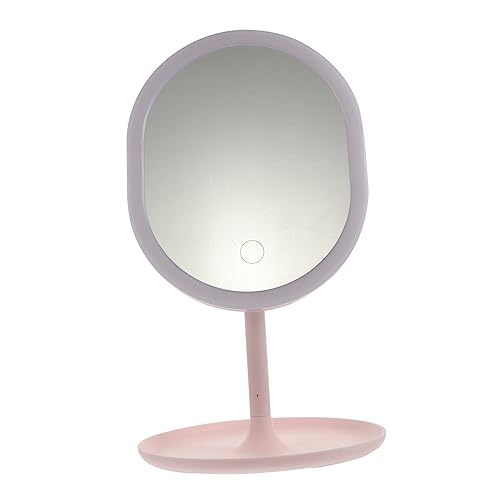 Espejo de tocador LED portátil para maquillaje
