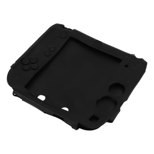 Yinhing z Ochraniaczami Ekranu Miękki Silikonowy futerał na konsolę 2DS i Kontrolery Scratch Design (BLACK)