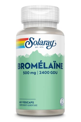 Bromelaïne 500mg active 2400 GDU pour digestion légère et drainage corporel