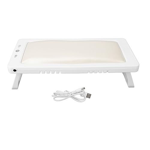 88W Nail Light for Gel Nails, UV LED Nail Lamp for Gel Polish, Professional UV Nail Dryer Nail Art Tools, with Sensor 2 Timers Foldable Stand for Nail Shaping, Salon, Travel Pink (White)