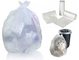 Lot de 20 grands sacs poubelle transparents de recyclage de 100 litres