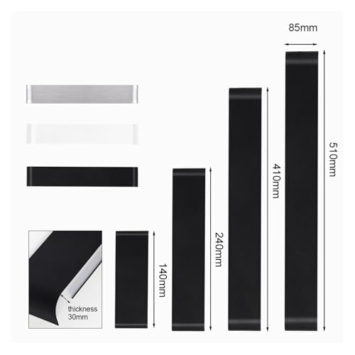 Aplique de pared LED interior lámpara decorativa de aluminio S 2