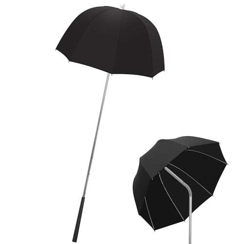 ZOMAKE Golf Bag Umbrella for Club Protection 32 Inch Flex Golf Club Umbrellas Cover for Rain Windproof (Black)