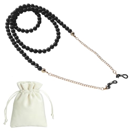 Shidara1 Psc Premium Large Beaded Eyeglass Chain, 90cm Stylish Sunglasses Chain Glasses Holders Face Mask Chain Around Neck for Women-image-24