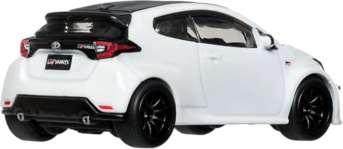 Image of Hot Wheels JHW19 Boulevard Toyota GR Yaris Ride On Toy Mini Car Ages 3 and Up, White