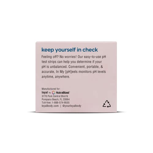 Loyal In My [Ph] Eels Feminine Ph Test Strips 3-5.5 | Monitors Ph Levels | Results In Seconds | Supports Self-Care Routine (100 Tests) #TOP1