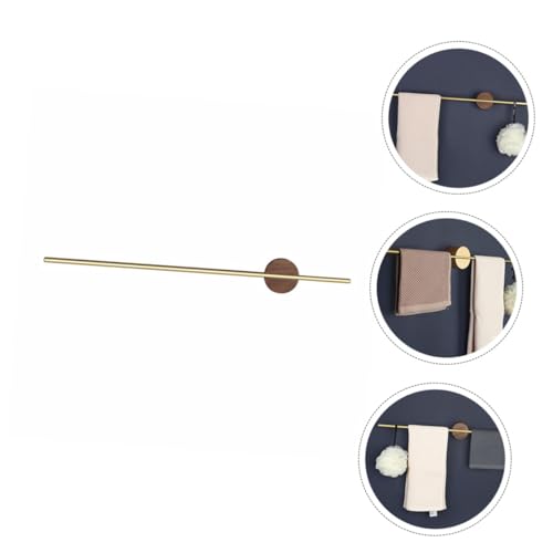 Porte-serviettes mural extensible support sans perçage organisateur moderne - 5