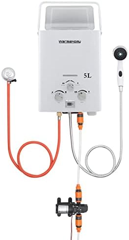 5L Portable Gas Water Heater Outdoor Camping Shower with Water Pump 12V  Propane Tankless Water Heater, for Outdoor Camping Shower RV Trip Horse  Washing : Amazon.co.uk: DIY u0026 Tools
