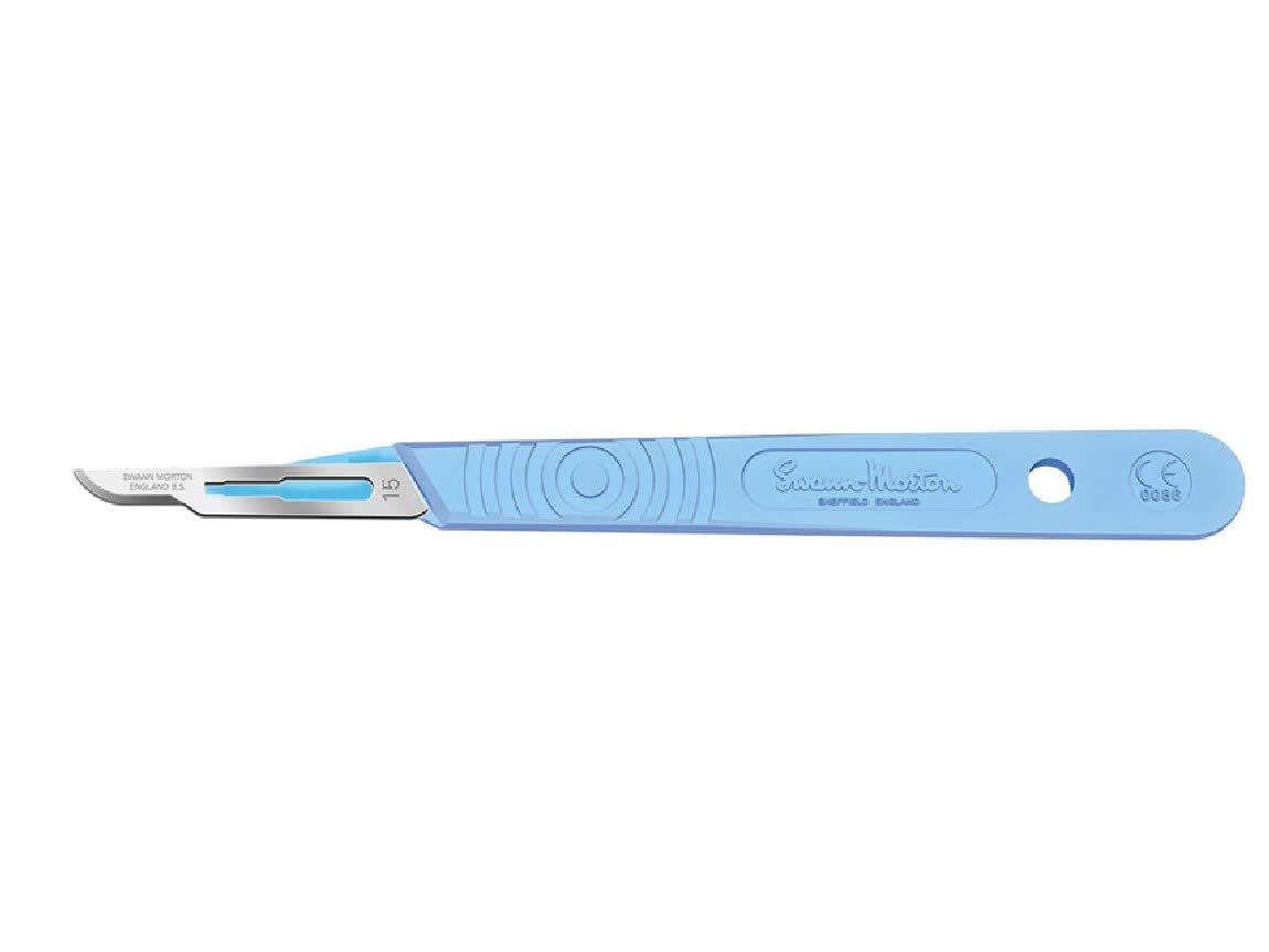 Swann-Morton BISTURI LAMA INOX N.15 - sterile - conf. 10 pz.