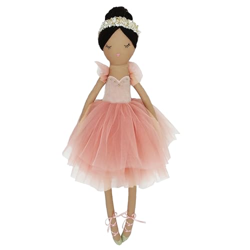 Image of MON AMI Juliet The Prima Ballerina 22-Inch Stuffed Doll for Girls | Soft Ballerina Plush Doll | Elegant Playtime Companion | Charming Nursery & Bedroom Décor | Plush Gift for All Ages
