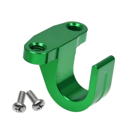 NKURTPC Bremsscheibenschutz hinten Fit Für Kawasaki KX125 250 450 250F 450F 250X 450X KLX450R CNC Hinten Bremsleitung Halter Schlauch Klemme Bremsscheibenschutz(1 pcs)