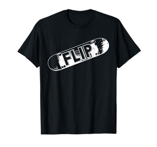 Flip Cool Skateboard Skate Design Skateboarding Skater T-Shirt