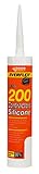 Everbuild 200BK - Burlete de silicona para calafateo (tamao: 295ml), color: negro