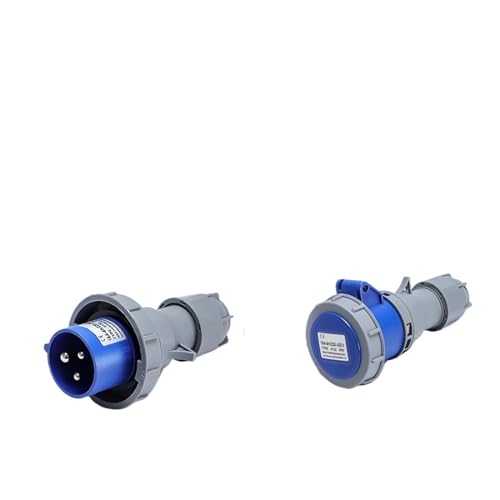 Plug movable 3 pin 16a conector de aviación para entornos húmedos IP67