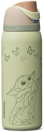Star Wars Owala FreeSip Insulated Stainless Steel Water Bottle wi...