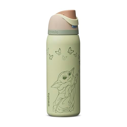 Owala Star Wars FreeSip Stainless Steel Water Bottle 32 oz GroGu