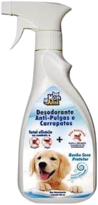 O Guia Moderno para Proteger Seu Pet de Pulgas e Carrapatos 14 Desodorante Anti- Pulgas e Carrapatos para Cães 500ml Mon Ami
