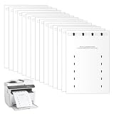 MIGUBIGU 15PCS Carta per Pulizia Stampante 28.5 x 21 cm Riutilizzabile