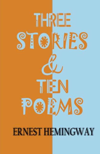 Three Stories & Ten Poems 9357402667 Book Cover