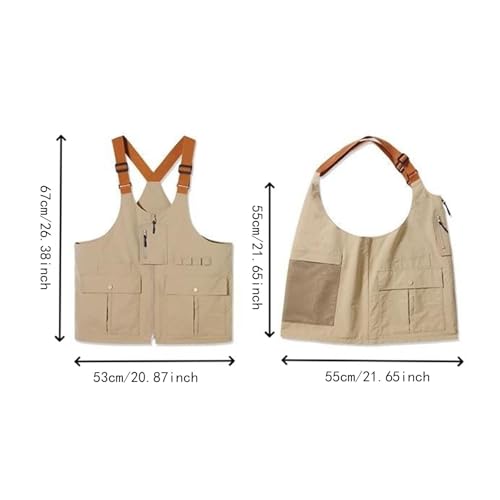 Multi Pocket Vest Shoulder Harness Bag for Camping Outdoor Fishing Biking Travel4