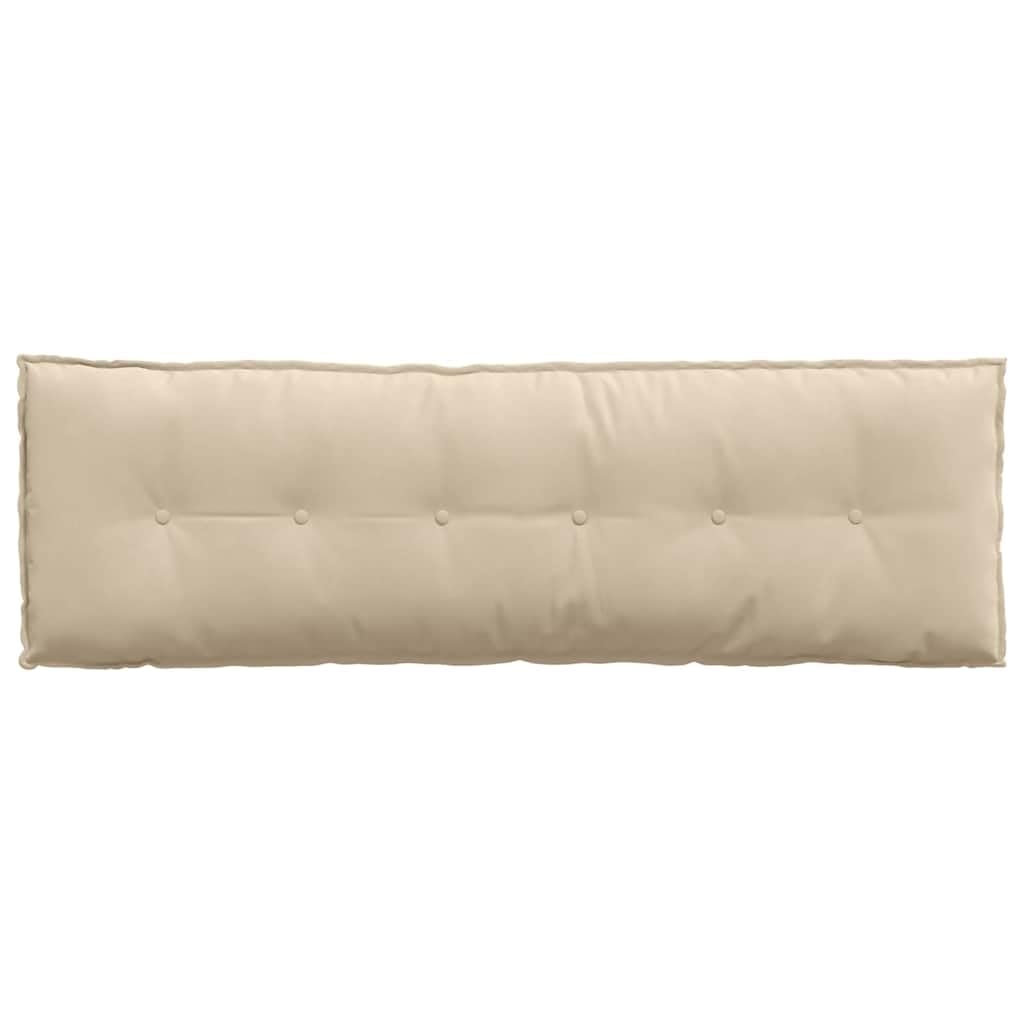 Cuscino per lo schienale Crema 160 x 50 cm Tessuto in microfibra