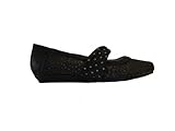 Damen Ballerina gelocht Spiral Damen Ballerina Leder 2252 Tiger schwarz Größe 38
