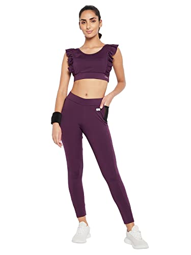 Image of Clovia Women's Snug Fit High-Rise Active Tights