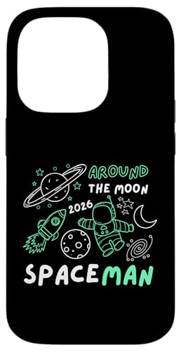 Around the Moon 2026 �L�b�Y�X�y�[�X�o�b�N�v�����g�O���t�B�b�N �X�}�z�P�[�X iPhone 14 Pro �p