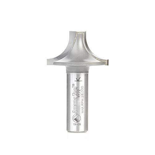 Amana Tool 49721 Punta de carburo redonda sobre 1/2 R x 1-3/8 D x 3/4 CH x 1/2 pulgadas SHK broca Cover