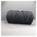 JieTan Pelote Laine Epaisse Fil de Tube en Coton de Fil de 1000g Super épaisseur DIY Tricot à Bras volumineux Tricoter à la Main Pelote Laine Grosse Maille (Color : Dark Grey)