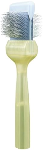 Supersoft Coatgrabber German Grooming Brush - Dematting, Deshedding Dog Brush, Fur Detangling & Removes Loose Fur, 4.5 cm (Gold)