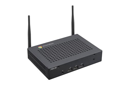 Image of ASUS Fanless Chromebox CF40 with Intel Celeron N4500 Processor, 8GB Memory, 64G eMMC Storage, USB-C (PD /Alt Mode Support), HDMI, WiFi 6, Chrome OS, VESA Mount
