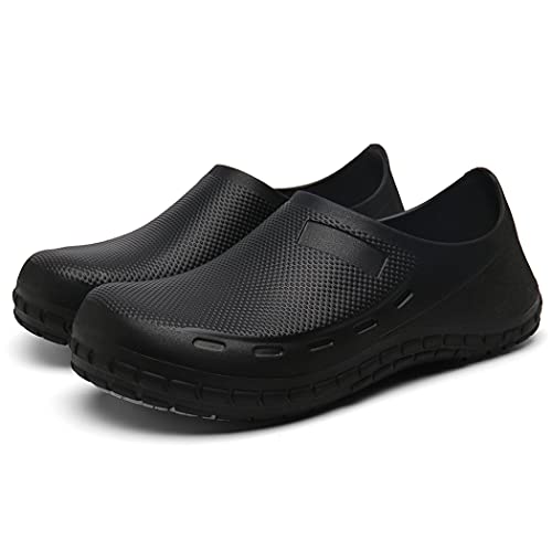 YasJess Sabots de Sécurité Chaussures de Travail de Cuisine de Jardin Antidérapantes pour Homme et Femme Cover