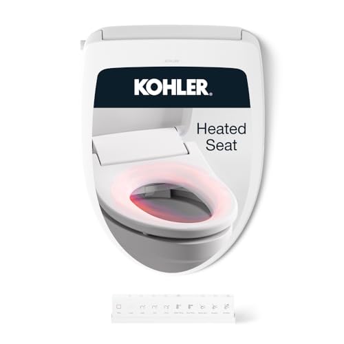 Kohler PureWash E815 Elongated Bidet Toilet Seat, Warm...