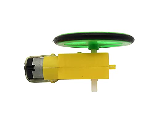 Image of Electronic Spices PACK OF 4 Plastic Project Wheels - Designed for Science and Engineering Car Projects (60mm x 6mm)