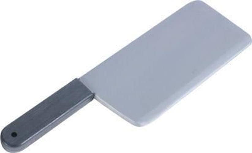 ARC-POWER for Artificial Fake Meat Cleaver Knife Halloween Prop Scary Plastic Butcher