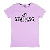 Natürliche Bewegungsfreiheit Spalding T-Shirt Frau Essential Logo