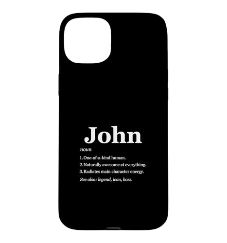 John Is A Legend ���� ��` �ʔ��� ���t �X�}�z�P�[�X iPhone 15 Plus �p